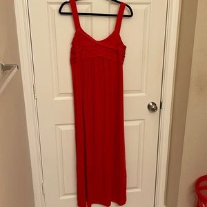 NWT Apt 9 Pleated Empire Maxi Dress